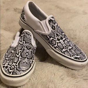 Snake skin vans